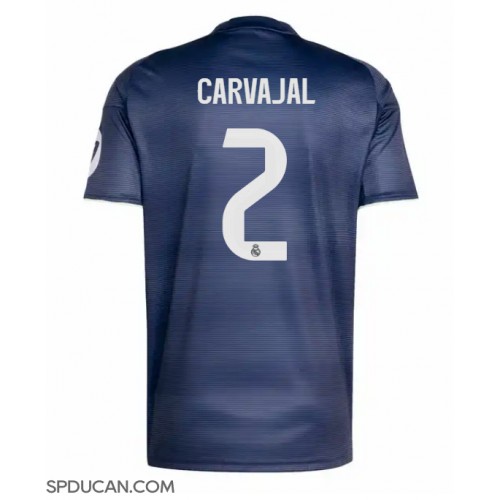 Muški Nogometni Dres Real Madrid Daniel Carvajal #2 Gostujuci 2025-26 Kratak Rukav
